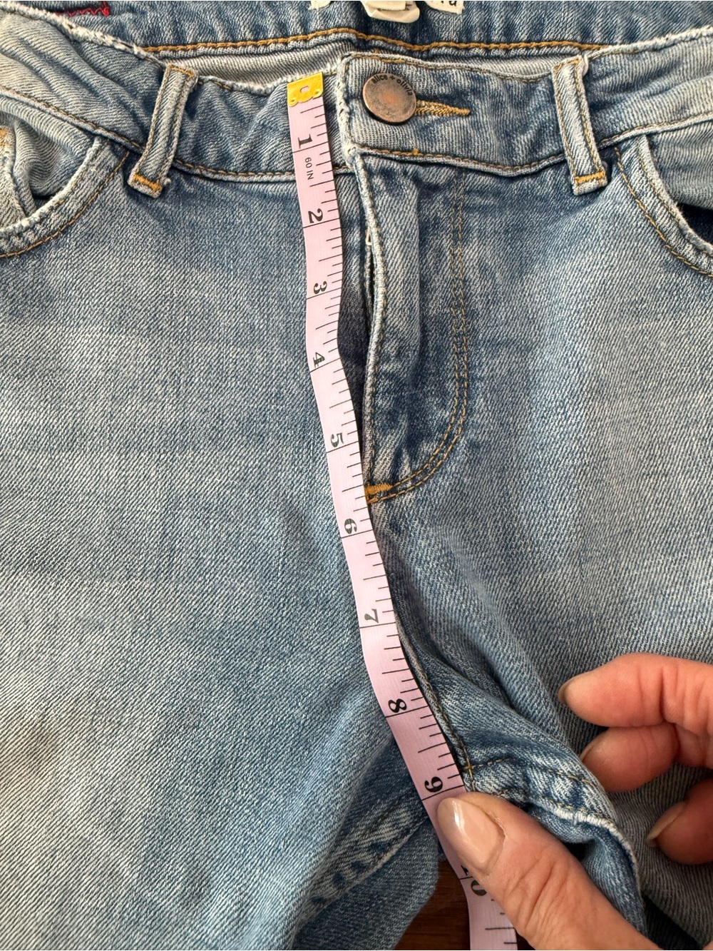 Alice + Olivia "Good" Low-Rise Cropped Jeans | Released Hem | 28 - Picture 11 of 14